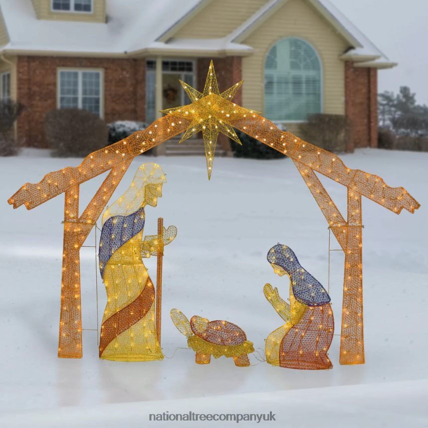 decoration | National Tree Company 96\ Nativity Scene with Clear Lights F2L4F630